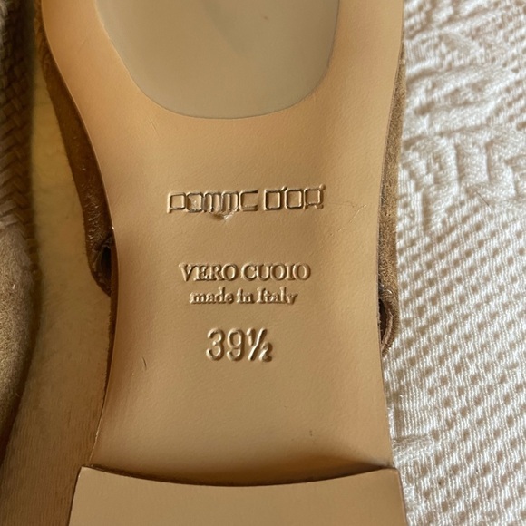 Pomme D’or caramel slingback flat. NWOT - Picture 4 of 4